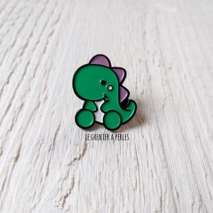 Pin’s Dino vert * Pin’s en émail