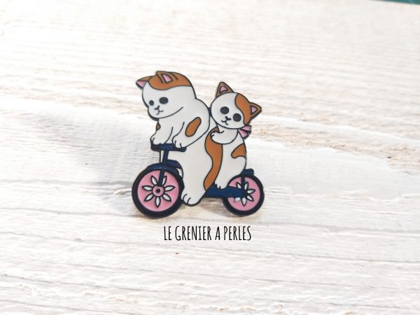 Pin's Chats Cyclistes