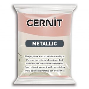 Pâte CERNIT Metallic Or Rose N°052