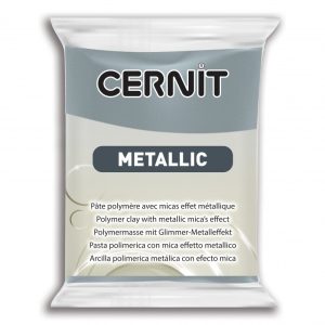 Pâte CERNIT Metallic Acier N°167