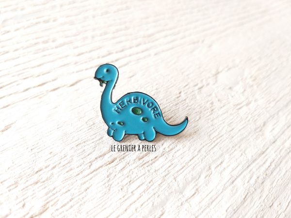 Pin's Dino Bleu * Pin's en émail