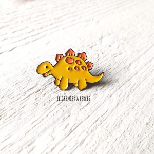 Pin’s Dino Jaune * Pin’s en émail