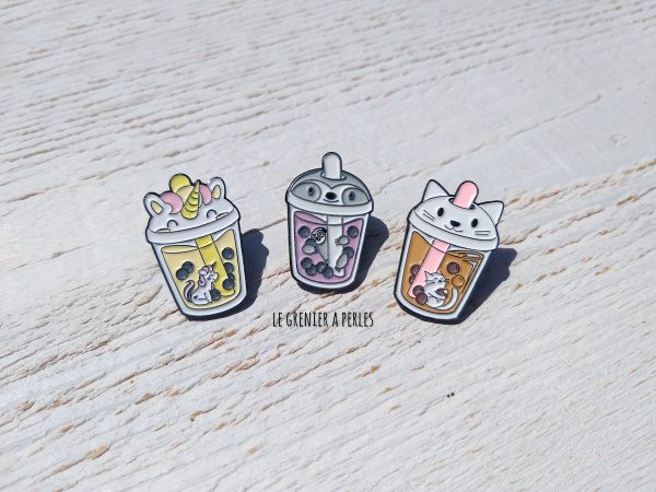 Pin's Bubble Tea Licorne