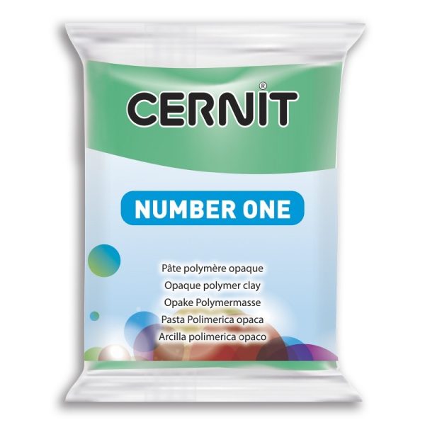 Pâte CERNIT Number One Vert Liche N° 652