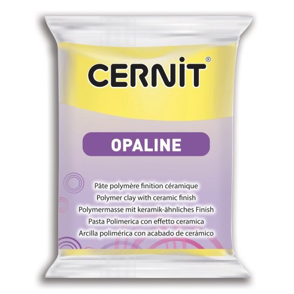 Pâte CERNIT Opaline Jaune Primaire 717