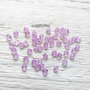 50 Toupies 3 mm lila