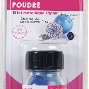 Poudre effet métallique Saphir