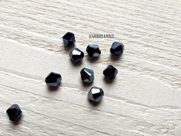 5 Toupies 8 mm Hématite