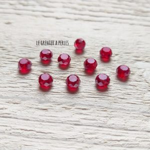 10 Perle Palet 6 mm Bordeaux AB