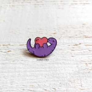 Pin’s Dino de l’amour