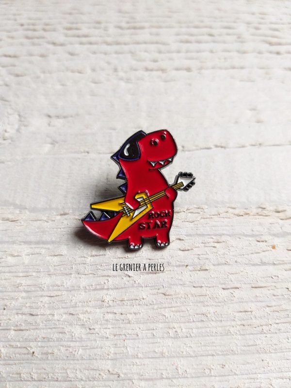 Pin's Dino Rock Star