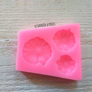 Moule Lotus, Nénuphar * Moule silicone pour pâte polymère