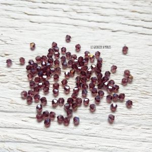 50 Toupies 3 mm Amethyst AB