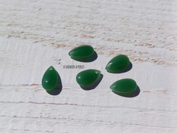 perles gouttes vert linchen