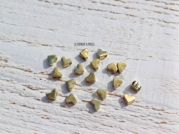 perles ccb coeur gold