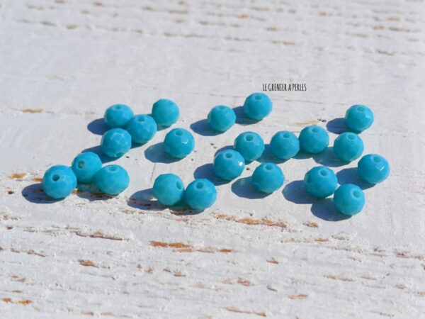 abacus 6 mm turquoise opaque