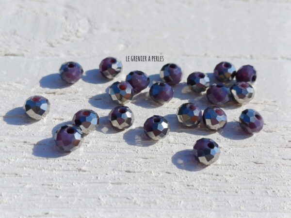 perles abacus violet argent