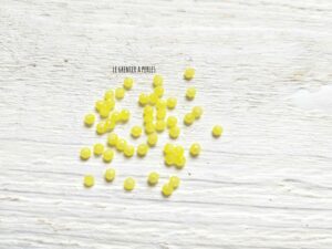 perles abacus Jaune Opal