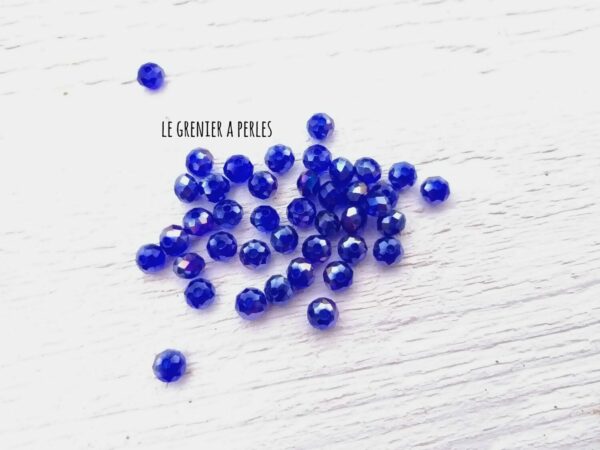 perles abacus Bleu Foncé AB