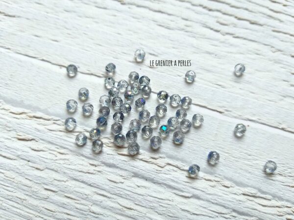 abacus 3 mm Light Silver Blue AB