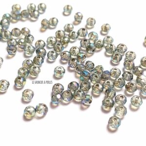 50 perles Abacus 2 mm Erinite AB