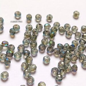 50 perles Abacus 2 mm Erinite AB