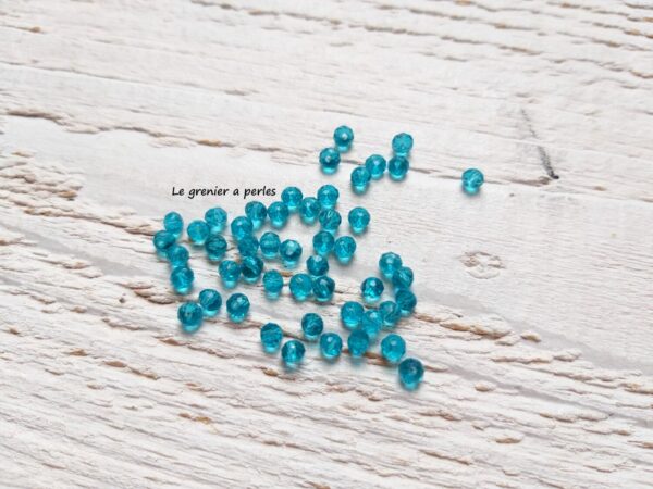 Perles abacus Indicolite