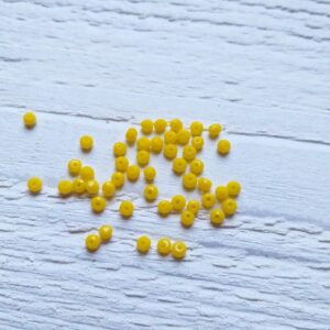 50 perles Abacus 2 mm Jaune Canard