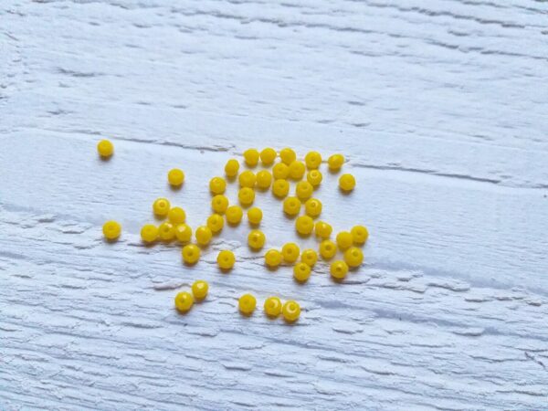 perles abacus jaune canard