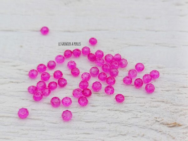 perles abacus rose fuschia