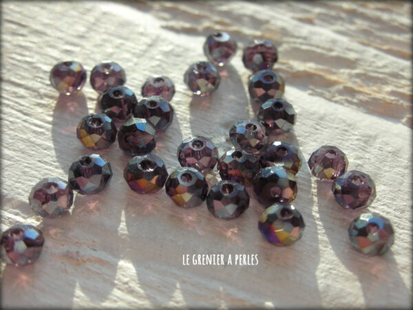 perles abacus Amethyst AB