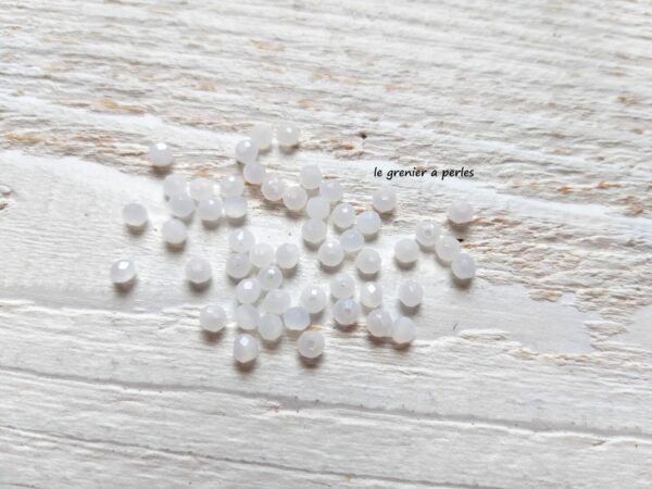 perles abacus White Opal