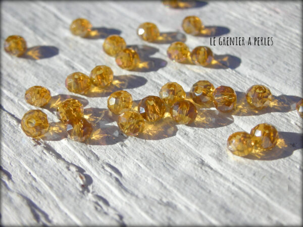 perles abacus topaz AB