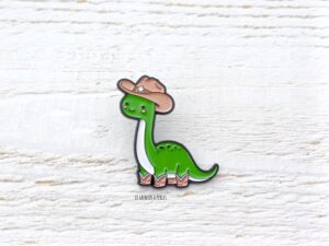 Pin's Dinosaure Cowboy 2802