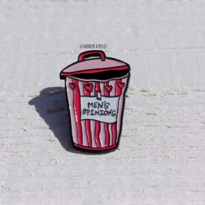 pin's men's opinion pin's feministe pin's not all men pin's tendance