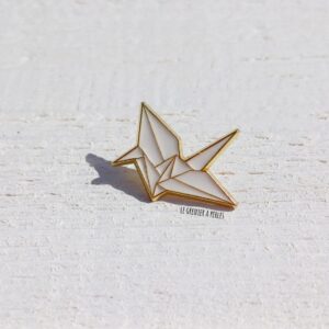 pin's origami pin's 2797 pin's oiseau origami pin's japonais pin's le grenier a perles