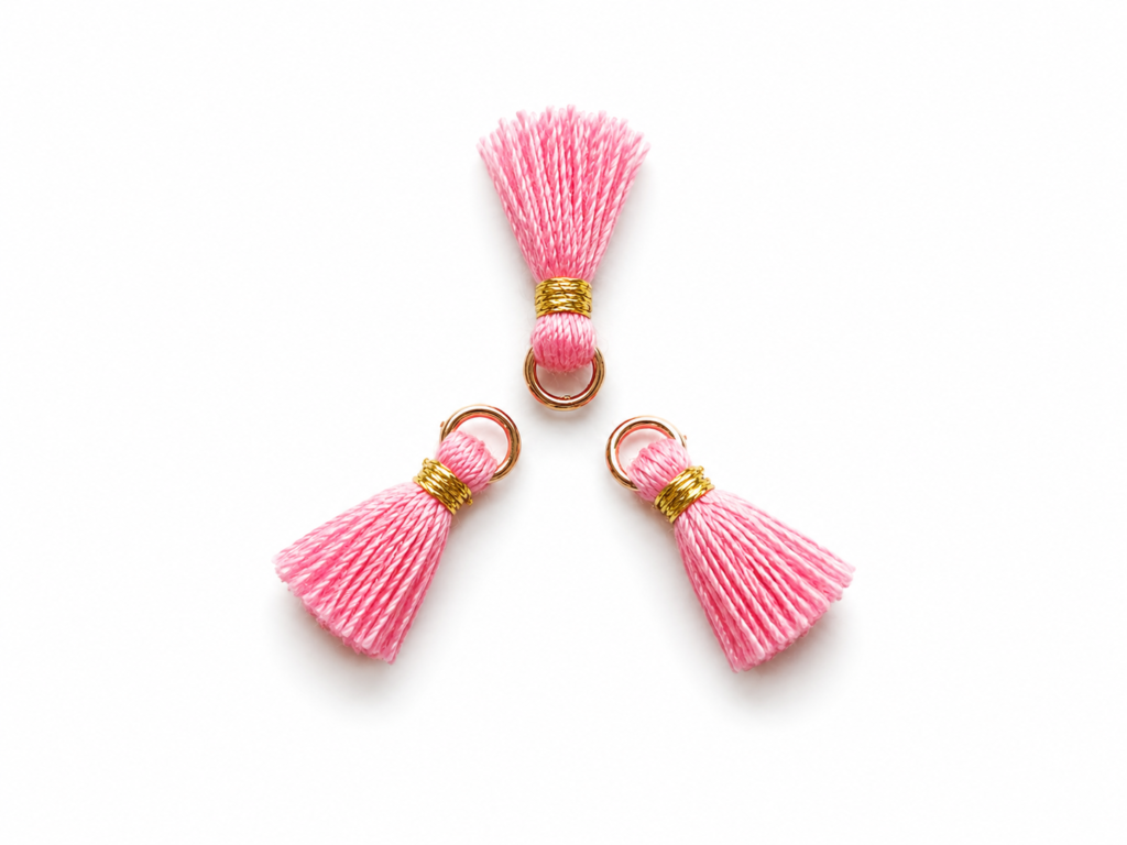 Pompons en coton 1 cm le grenier a perles