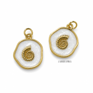 breloque 2822 breloque coquillage charm seashell charm plage charm océean breloque été le grenier a perles