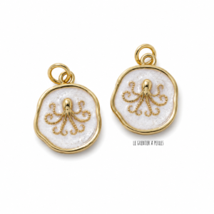 breloquepieuvre 2821 charm plage charm océean breloque été le grenier a perles